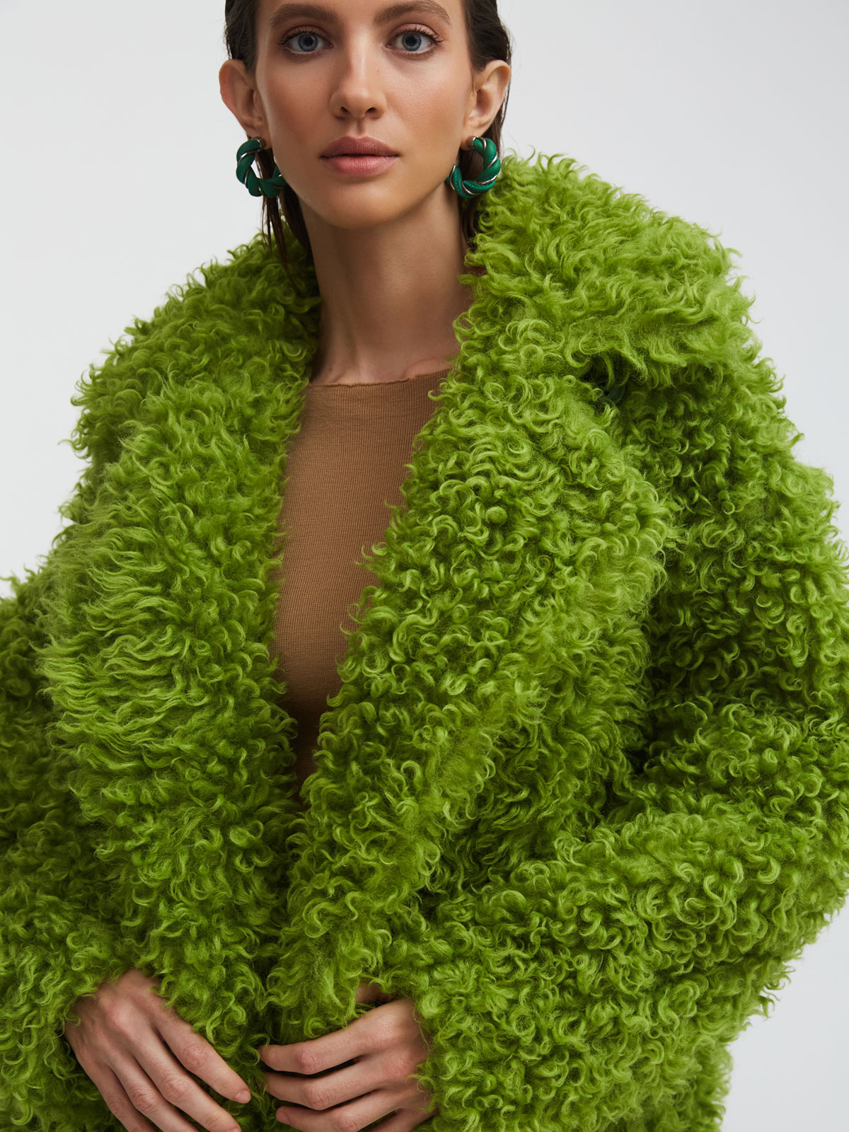 Шуба с длинным ворсом Ель, фото 2