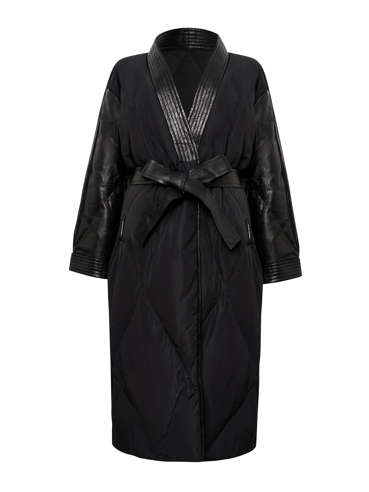 Плащ с поясом Черника, фото 1