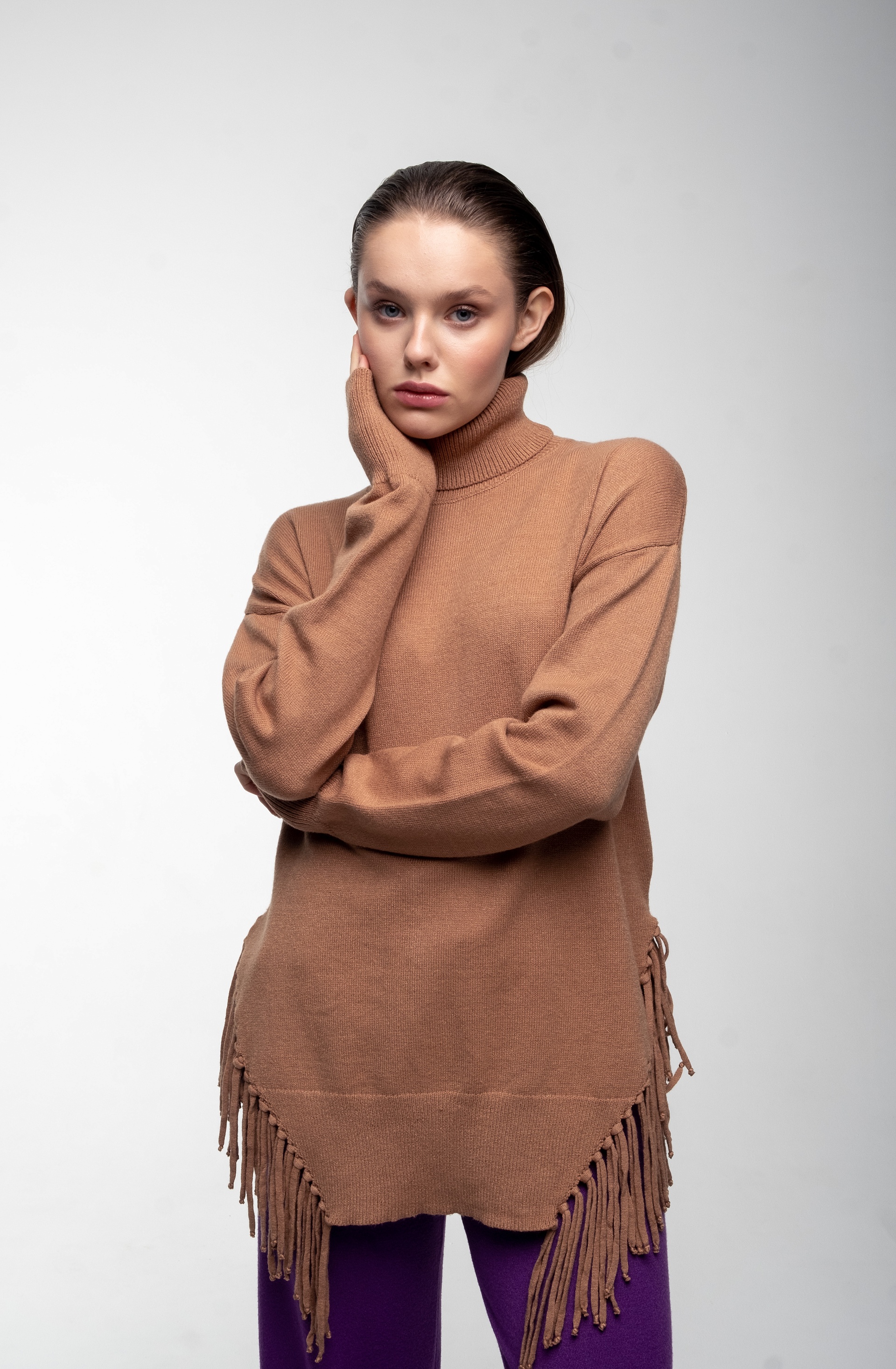 Пуловер Славяна с бахрамой, фото 2