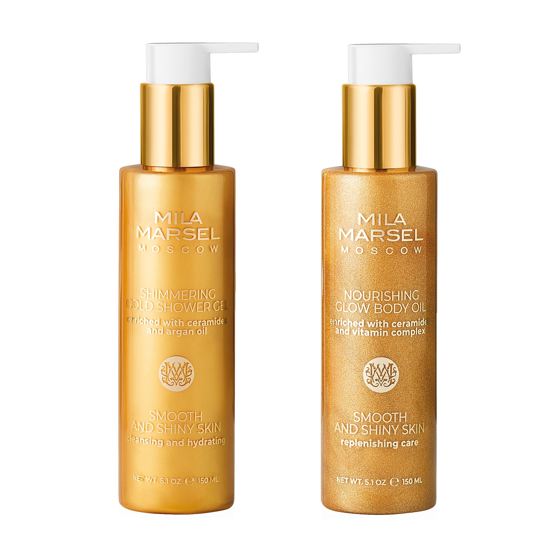 Набор для ухода за телом «Золотая коллекция» Golden Collection Gift Set в подарочной коробке, фото 3